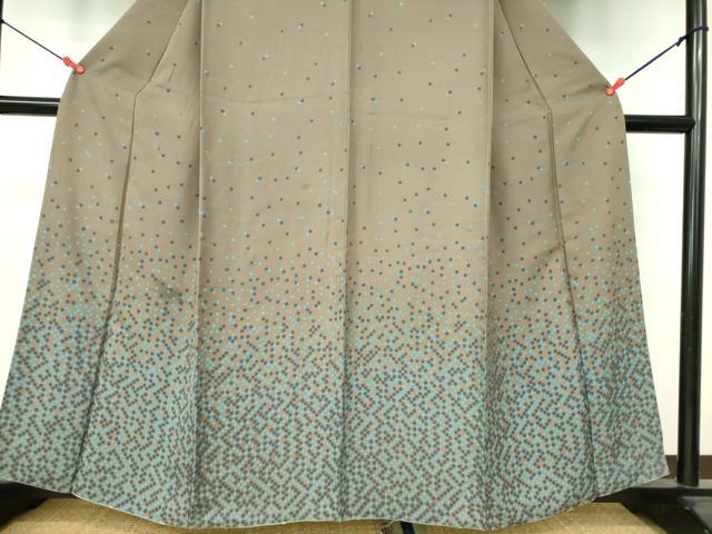 平和屋着物●訪問着　箔散らし　正絹　逸品　DAAX1252op