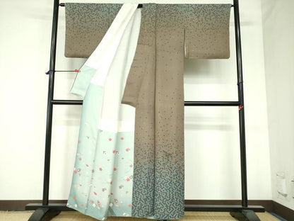 平和屋着物●訪問着　箔散らし　正絹　逸品　DAAX1252op