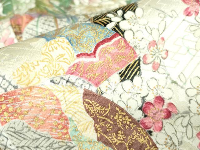 平和屋着物●創業460年・千總 小紋 地紙花文 金彩 正絹 逸品 DAAX1412op