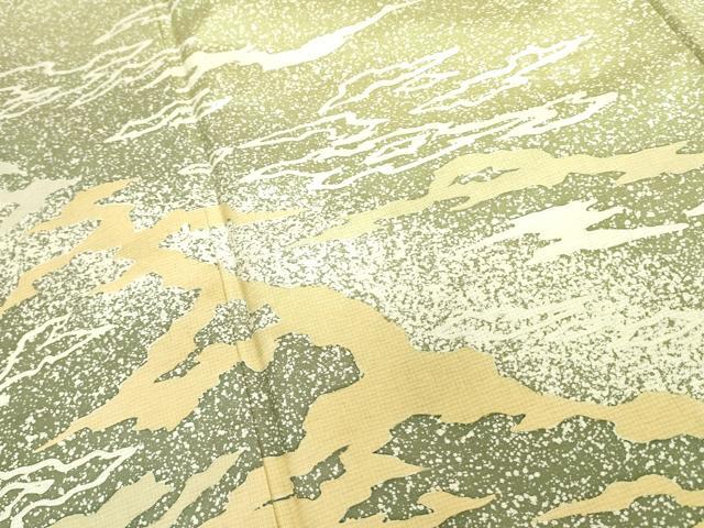 平和屋着物●本場染大島紬　訪問着　霞文　暈し染め　正絹　逸品　DAAX1482op