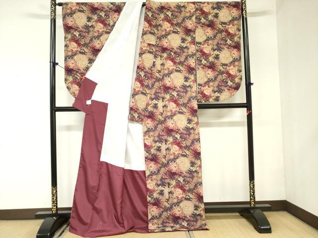 平和屋着物●小振袖　二尺袖　乱菊　暈し染め　洗える着物　DAAX1538op