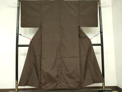平和屋着物●男性　紬　縞　正絹　逸品　DAAX1554op