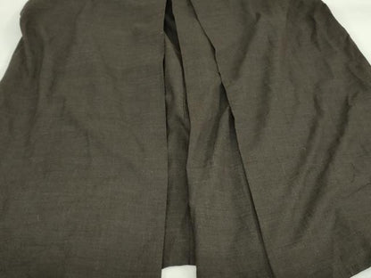 平和屋着物●男性　行灯袴　赤墨色　正絹　逸品　DAAX1555op