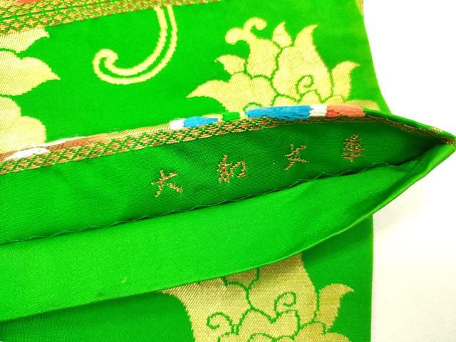 平和屋着物◎六通柄袋帯 唐織 大和大華 金糸 正絹 逸品 DAAX1623op
