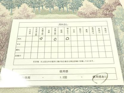 平和屋着物◎六通柄袋帯 魁夷好み 銀糸 正絹 逸品 DAAX1634op