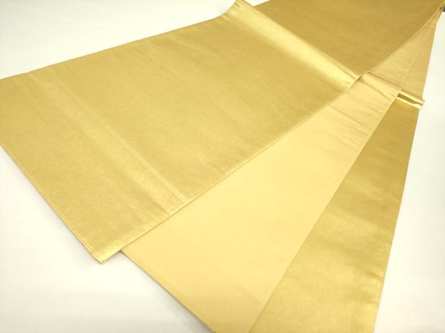 平和屋着物◎六通柄袋帯 霞文 金糸 正絹 逸品 DAAX1730op