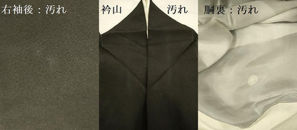 平和屋着物■豪華黒留袖　作家物　駒刺繍　仕覆花文　金彩　正絹　逸品　DAAX1891op