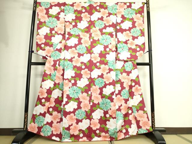 平和屋着物●ファッションブランド　hiromichi nakano　ヒロミチナカノ　小振袖　二尺袖　舞花文　洗える着物　DAAX1964op