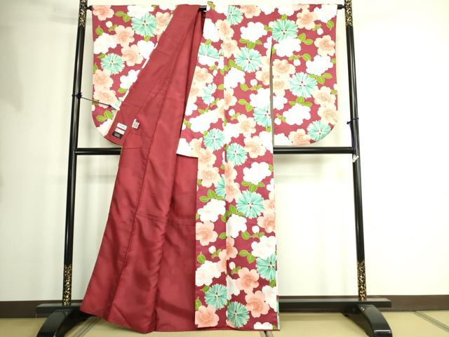 平和屋着物●ファッションブランド　hiromichi nakano　ヒロミチナカノ　小振袖　二尺袖　舞花文　洗える着物　DAAX1964op