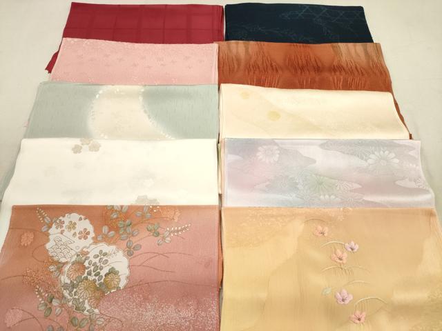 平和屋着物★和装小物　帯揚げ10枚セット　正絹　逸品　DAAX2090xg