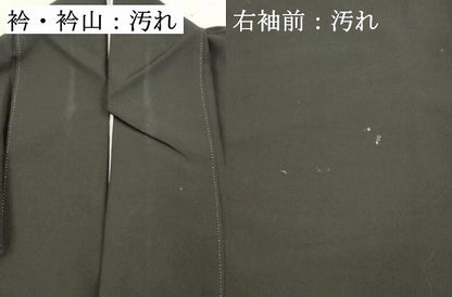 平和屋着物■豪華黒留袖　駒刺繍　群鶴松文　金銀彩　正絹　逸品　DAAX2263xg