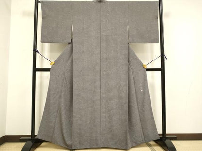 平和屋着物●江戸小紋　保科土山　般若心経　正絹　逸品　DAAX2701du