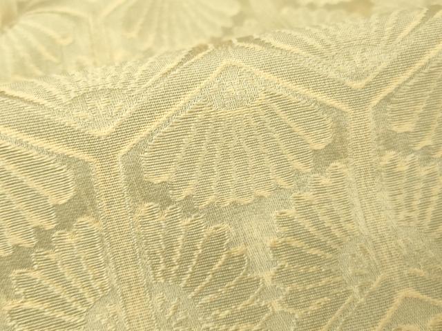 平和屋着物▽極上 お召 単衣 亀甲花文 正絹 逸品 DAAX3019az