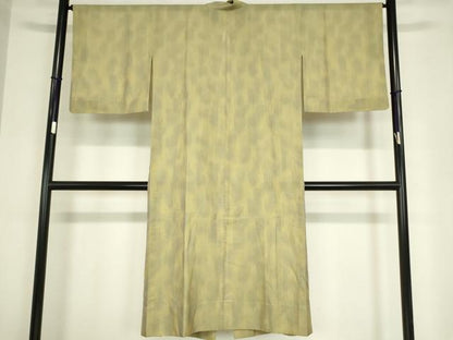 平和屋着物▽道中着　スリーシーズン　春夏秋　塵除け　霞文　ロング丈　正絹　逸品　DAAX3034az