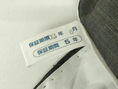平和屋着物▽上質な紬 単衣 墨色 ロング丈 正絹 逸品 DAAX3038az