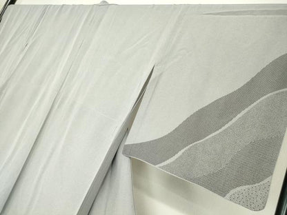 平和屋着物▽訪問着　江戸小紋　単衣　鮫小紋柄　正絹　逸品　DAAX3052az