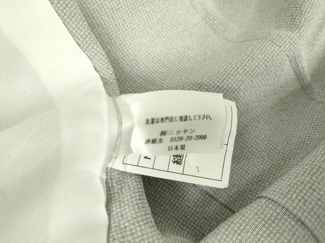 平和屋着物▽訪問着　江戸小紋　単衣　鮫小紋柄　正絹　逸品　DAAX3052az