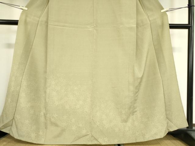 平和屋着物▽本塩沢 訪問着 単衣 舞花文 110亀甲 正絹 逸品 DAAX3061az