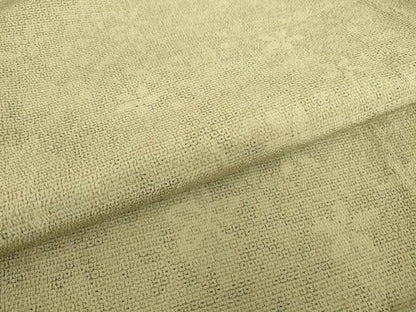 平和屋着物▽本塩沢 訪問着 単衣 舞花文 110亀甲 正絹 逸品 DAAX3061az
