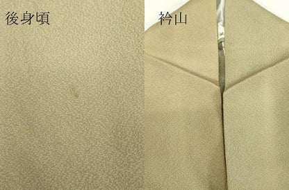 平和屋着物▽染色作家 斉藤三才 小紋 単衣 霞文 暈し染め 正絹 逸品 DAAX3062az