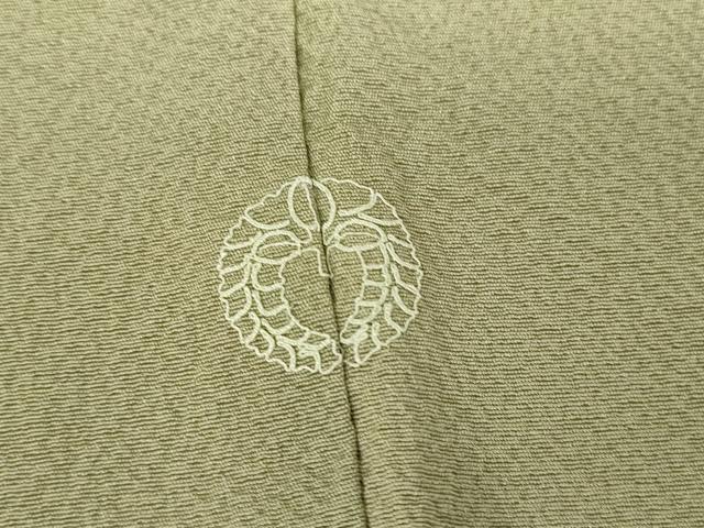 平和屋着物▽染色作家 斉藤三才 小紋 単衣 霞文 暈し染め 正絹 逸品 DAAX3062az