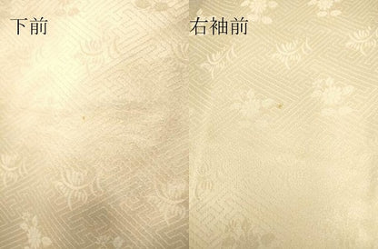 平和屋着物▽訪問着 単衣 御所車花文 暈し染め 金彩 正絹 逸品 DAAX3083az
