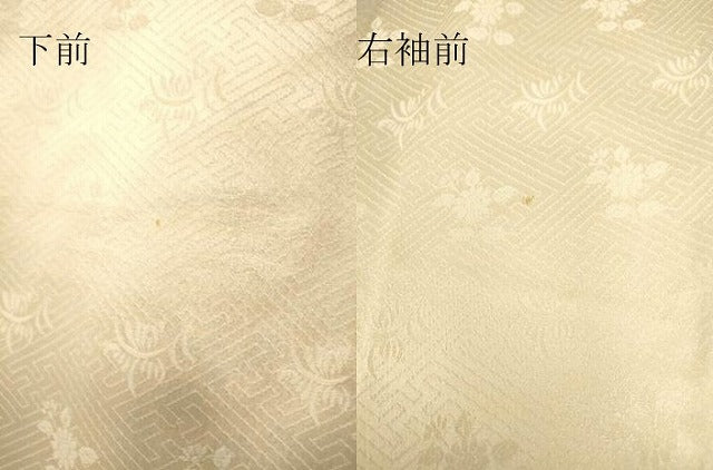 平和屋着物▽訪問着 単衣 御所車花文 暈し染め 金彩 正絹 逸品 DAAX3083az