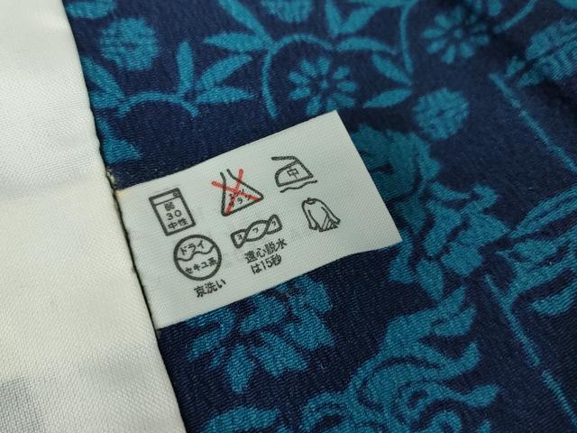 平和屋着物▽小紋 単衣 名物裂 洗える着物 DAAX3092az