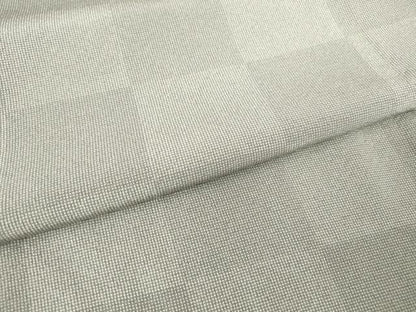 平和屋着物▽保科土山 江戸小紋 単衣 角通し 市松柄 正絹 逸品 DAAX3093az
