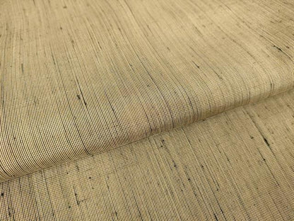 平和屋着物▽男性 紬 単衣 朽葉色 正絹 逸品 DAAX3099az