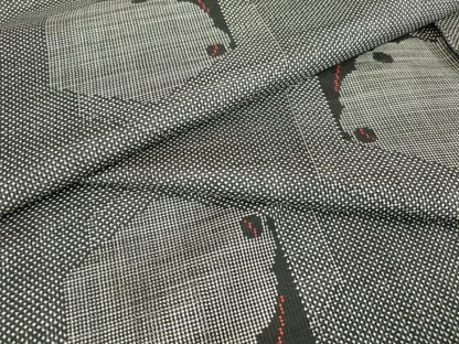 平和屋着物▽本場大島紬 単衣 7マルキ 亀甲重ね文 正絹 逸品 未使用 DAAX3100az