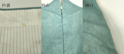 平和屋着物▽中国三大刺繍　スワトウ刺繍　汕頭刺繍　訪問着　無双　紗袷　紗×紗　桔梗芝文　手描き　正絹　逸品　DAAX3103az