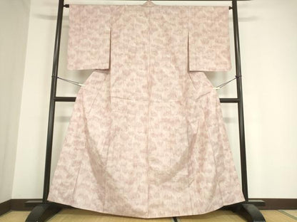 平和屋着物▽上質な紬 単衣 霞文 正絹 逸品 未使用 DAAX3109az