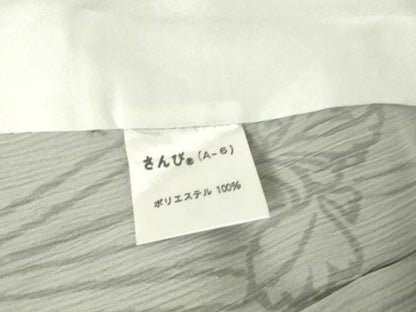 平和屋着物▽小紋 単衣 草花文 さんび謹製 洗える着物 未使用 DAAX3128az