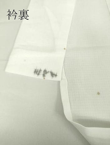 平和屋着物▽訪問着 単衣 片身替わり 水玉 洗える着物 DAAX3129az