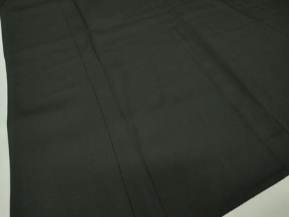 平和屋着物▽男性　黒紋付　単衣　正絹　逸品　未使用　DAAX3134az