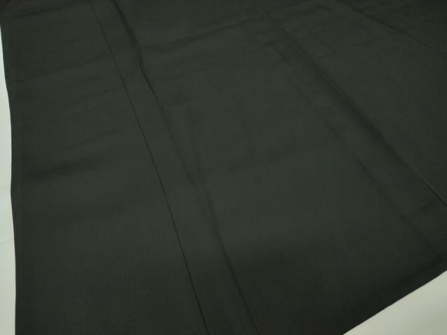 平和屋着物▽男性　黒紋付　単衣　正絹　逸品　未使用　DAAX3134az