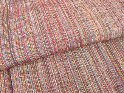 平和屋着物●上質な紬 縞 正絹 逸品 未使用 DAAX3789az