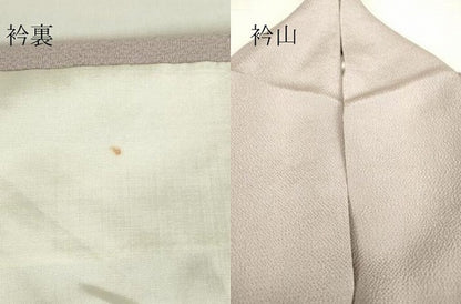 平和屋着物●加賀友禅の巨匠 初代 由水十久監修 色無地 鴇鼠色 正絹 逸品 DAAX3811az