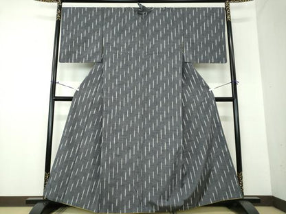 平和屋着物●上質な紬 間道 正絹 逸品 DAAX4102ps