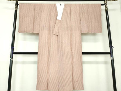 平和屋着物●上質な長襦袢 袷 麻の葉文様 やまと誂製 正絹 逸品 未使用 DAAX4125ps