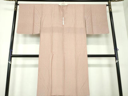 平和屋着物●上質な長襦袢 袷 麻の葉文様 やまと誂製 正絹 逸品 未使用 DAAX4125ps