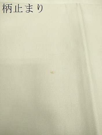 平和屋着物●六通柄袋帯 楽譜 音符 リボン 金糸 正絹 逸品 未使用 DAAX4147ps