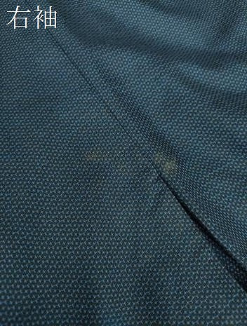 平和屋着物●男性 紬 100亀甲 総詰め 正絹 逸品 未使用 DAAX4264ps