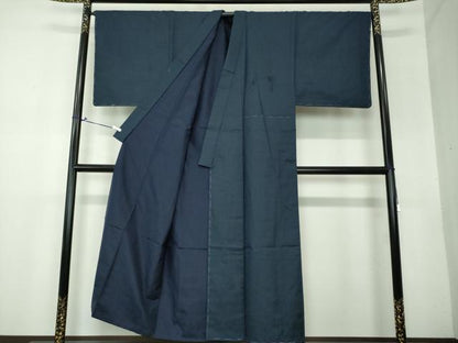 平和屋着物●男性 紬 100亀甲 総詰め 正絹 逸品 未使用 DAAX4264ps