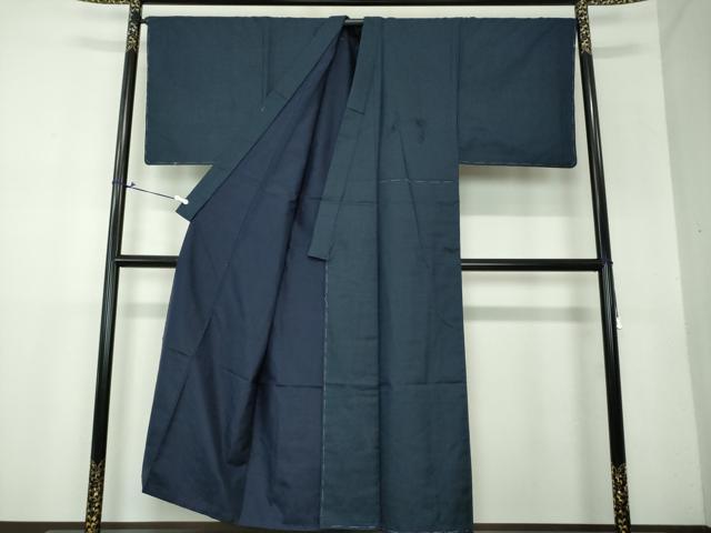 平和屋着物●男性 紬 100亀甲 総詰め 正絹 逸品 未使用 DAAX4264ps