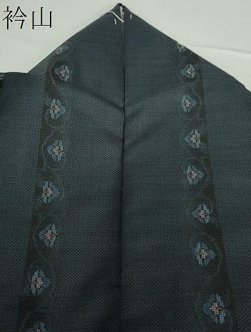 平和屋着物●都喜ヱ門 本場大島紬 9マルキ 泥染 藍の更紗 藤絹織物謹製 証紙付き 正絹 逸品 DAAX4271ps