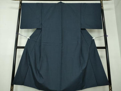 平和屋着物●男性　紬　80亀甲　総詰め　正絹　逸品　DAAX4285ps