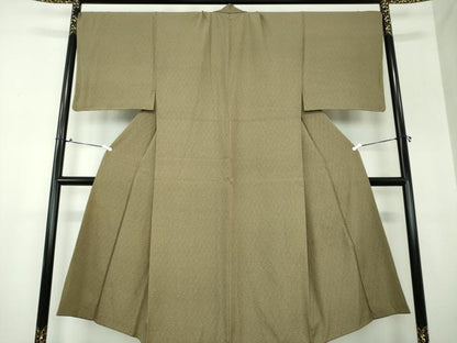 平和屋着物●男性 江戸小紋 桜尽くし 正絹 逸品 DAAX4293ps