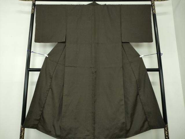 平和屋着物●男性　紬　変わり縞　正絹　逸品　未使用　DAAX4294ps